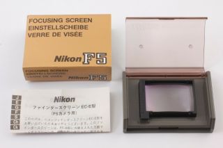 " Rare " [mint In Box] Nikon Focusing Screen Type Ec - E For F5 From Japan 215