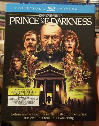 Prince Of Darkness 1987 Blu - Ray,  Slipcover Like - Oop Rare Htf John Carpenter