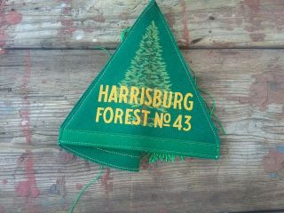 Vintage Tall Cedars Of Lebanon Masonic Hat West Chester,  Pa.  Forest No.  43 Antique