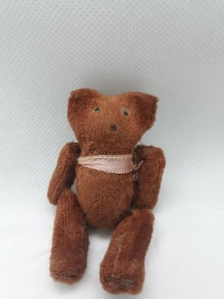 Antique Vintage Toy String Attached Mini Teddy Bear Doll House Toy Attic Find