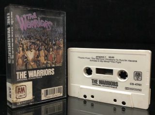 The Warriors Movie Soundtrack Cassette Vintage 1979 A&m Rare Ost