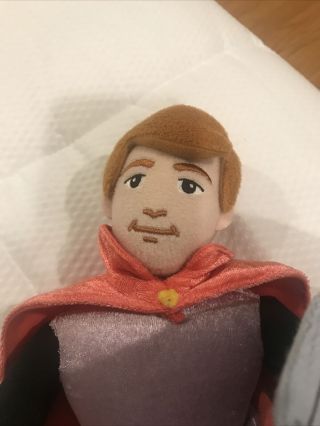 HTF Disney Store Sleeping Beauty Prince Phillip RARE Plush Stuffed Doll 2