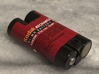 Rare - Kodak Kaa2hr Rechargeable Ni - Mh Aa Battery 2100mah - Japan - Red