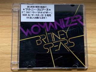 Britney Spears Womanizer Promo Japan Dj - Only Cd Very Rare,  Janan Sticker