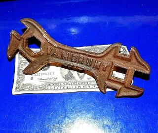 Vintage Or Antique John Deere Van Brunt D - 380 Implement Wrench W/peg