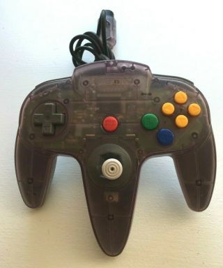 Nintendo 64 N64 Controller - Atomic Purple / Gray Bottom - Import Rare