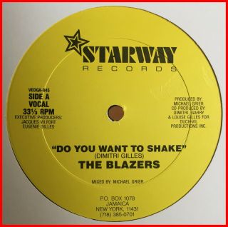 Boogie Funk 12 " The Blazers - Do You Want To Shake Starway - Rare 