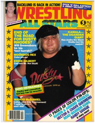 Rare Vintage Pro Wrestling Magazines Dusty Rhodes,  Hulk Hogan,  Billy Jack
