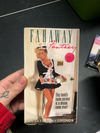 Faraway Fantasy Private Screenings Sexy Sleaze Oop Rare Slip Big Box Htf Vhs