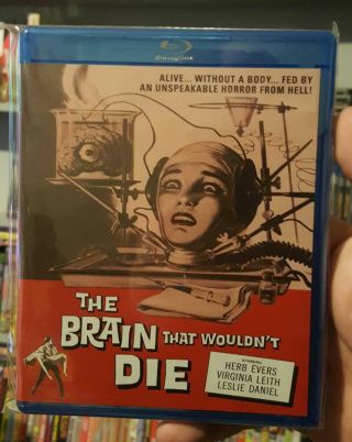 The Brain That Wouldnt Die 1962 Blu - Ray Like - Scream Factory Oop Rare