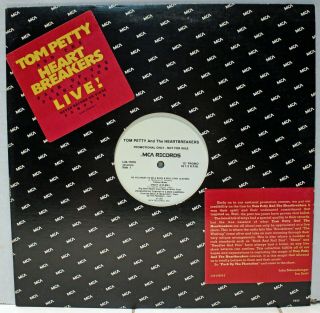 Rare Rock Lp - Tom Petty & The Heartbreakers - Live - Sampler - Promo Mca