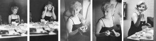 Marilyn Monroe At Makeup Table (5) Rare 4x6 Galleryquality Photos