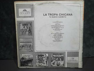 LA TROPA CHICANA Tu Nuevo Carinito RARE LP 1982 ODEON OSM 45103 Very Good,  USA 2