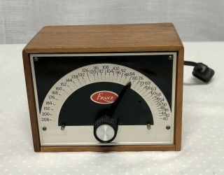 Vintage Franz Electric Metronome Natural Solid Wood - Walnut -