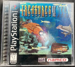 Treasures Of The Deep Playstation Ps1 Plays On Ps2 Rare Oop Htf Namco Video Game