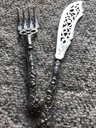 Fish Knife & Fork Set Viners Of Sheffield