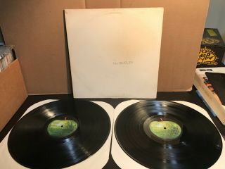 The Beatles White Album Apple Records,  Swbo - 101 Lp Vinyl Record Abbey Road Rare