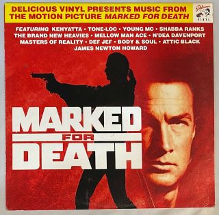 Marked For Death Soundtrack Lp 1990 Delicious Vinyl Rare Oop