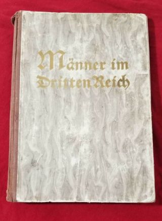 Rare Ww2 Wwii German Elite Military War Book Manner Im Dritten Reich 1934
