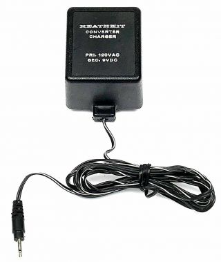 Rare Heathkit Ac Adapter Converter Charger 9v 100ma Dc Subminiature Plug 2.  5mm