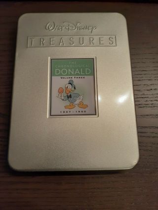Walt Disney Treasures: The Chronological Donald Volume 3 (2 Dvd Set) Rare Oop