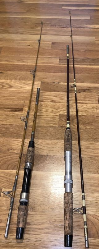 Vintage Fishing Rods St.  Croix Harold Ensley 5’5/ Shakespeare Wonderglass 6’4”