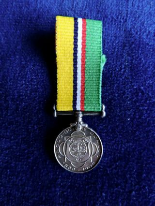 , Period Boer Silver Miniature War Medal 1899 - 1902,  South Africa - Rare.