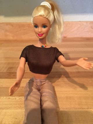 Vintage Mattel 1966 Barbie Doll Blond Hair Blue Eyes