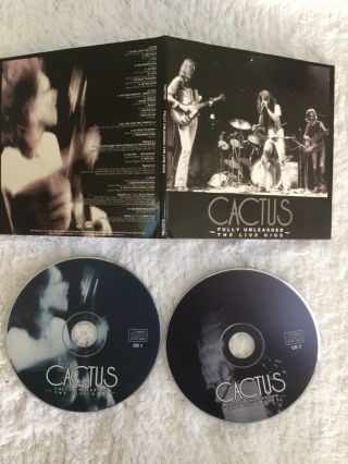 Fully Unleashed The Live Gigs Vol 1 Cactus 2 Cd Oop Rare Led Zeppelin Aerosmith