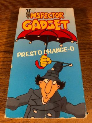 Inspector Gadget Presto Change - 0 Vhs Movie Vcr Video Tape Cartoon Rare