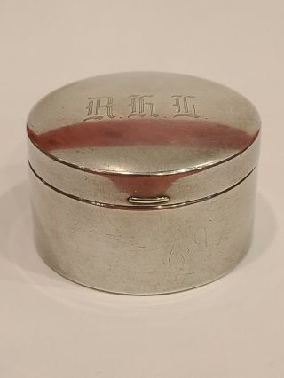 Vintage R&b Co.  Sterling Silver Ring Box 43.  8 Grams