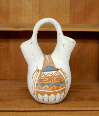 Vintage Native American Miniature Wedding Vase Artisan Dollhouse Miniature 1:12