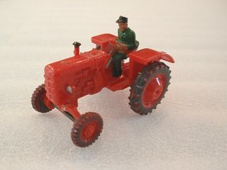 Vintage Siku Fahr V048 Deutz Brand 1:60 Scale Farmer Red Tractor 1957 - 1965 Rare