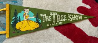 Rare 2007 Mark Ryden The Tree Show Felt Banner Flag Art Limited