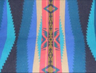 Pendleton WOOL Beaver State RARE DESIGN Blanket Twin Vibrant NO HOLES 3
