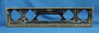 Antique 1897 Cast Iron Standard Tool Co Machinist Level