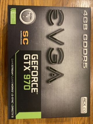 RARE EVGA GeForce GTX 970 4GB Graphics Card with Backplate (04G - P4 - 3978 - KR) 2