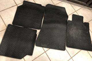 Mercedes W140 S - Class 92 - 99 Oem Rare Rubber Floor Mats Trays All - Weather