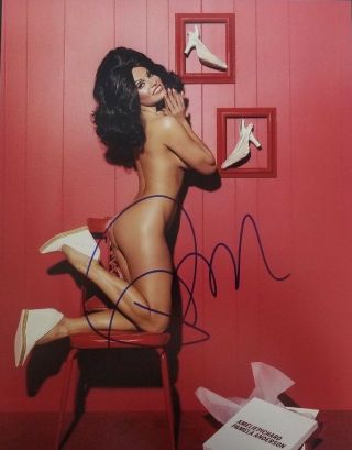 Rare " Baywatch " Pamela Anderson Hand Signed 11x14 Color Photo Todd Mueller