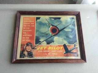 Vintage And Rare Universal Pictures 1957 John Wayne Howard Hughes “jet Pilot”