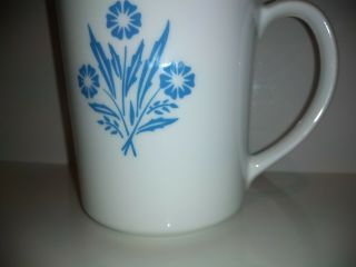 Vintage Corning Ware Blue Cornflower Coffee Mug Cup Rare HTF Made in USA 3