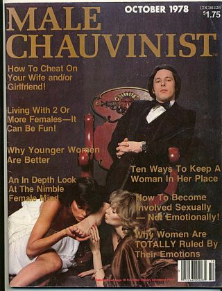 Male Chauvinist October 1978 Vol.  1 No.  1 Rare