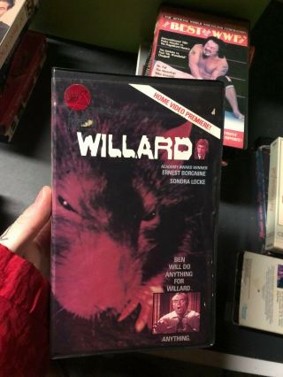 Willard Prism Video Horror Slasher Sov Vhs Big Box Oop Rare Slip Htf