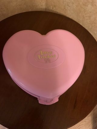 Vintage Lucy Locket Carry N Play Dream House Pink Heart Case Polly Pocket