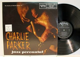 Rare Jazz Lp - Charlie Parker - The Genius Of Charlie Parker 7 / Jazz Perennial