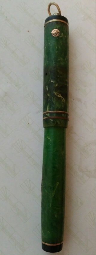Vintage Green Eversharp Flexable Fountain Pen Rare Find Bakalite?