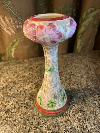 Antique Hatpin Holder Or Vase By D P M Duxer Porzellan - Manufaktur Royal Dux