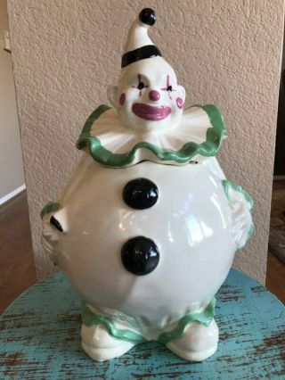 Rare Vintage Lane & Co Clown Cookie Jar - 1950 Los Angeles