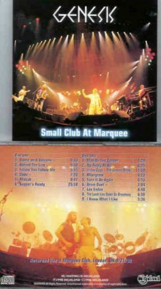 Genesis With Phil Collins - Rare Live 2 Cd - 1982 London Marquee - Japan Import
