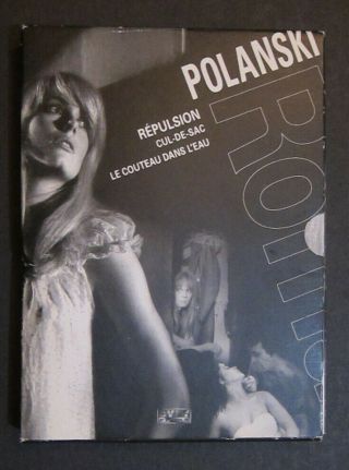 Rare Roman Polanski Repulsion,  Cul - De - Sac,  Le Couteau Dans L’eau 3 Dvds